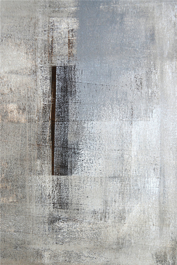 WallMuse painting hanging in modern living room | Abstract wall art above a neutral sofa | Contemporary framed artwork in stylish interior | Living room wall décor with elegant canvas print | Large decorative painting on white wall