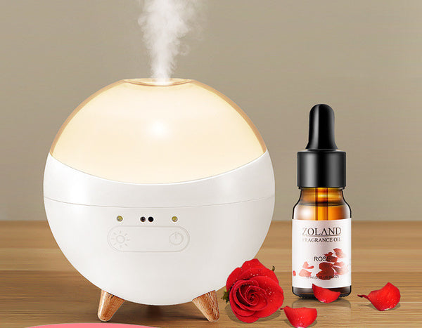 AromaMist Essential Oil Diffuser | USB Aroma Diffuser Humidifier | Compact Oil Diffuser with LED | Portable Mist Humidifier | Mini Aroma Diffuser | USB Essential Oil Humidifier | Small LED Aroma Diffuser | Quiet AromaMist Humidifier | Desk Essential Oil Diffuser | Aroma Diffuser for Home Use