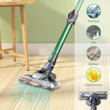 CleanBend cordless vacuum cleaning under sofa | Handheld vacuum with foldable tube in use | Wireless vacuum reaching tight corners | CleanBend vacuum picking up dust from hardwood floor | Portable vacuum cleaner on carpeted stairs | CleanBend used for car interior cleaning | Foldable tube vacuum cleaning under bed | Rechargeable vacuum cleaner with ergonomic handle | Compact handheld vacuum for home and car | CleanBend vacuum with flexible wand and strong suction