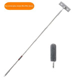 ClearReach window wiper cleaning tall glass window | Extended rod window cleaner reaching high surfaces | Splicing rod wiper blade on modern glass door | Household glass cleaner with adjustable handle | ClearReach cleaning large window with streak-free finish | Telescopic wiper used on bathroom mirror | Compact wiper blade for hard-to-reach windows | ClearReach glass cleaner on floor-to-ceiling window | Lightweight window wiper with detachable pole | Multifunctional window wiper cleaning shower glass
