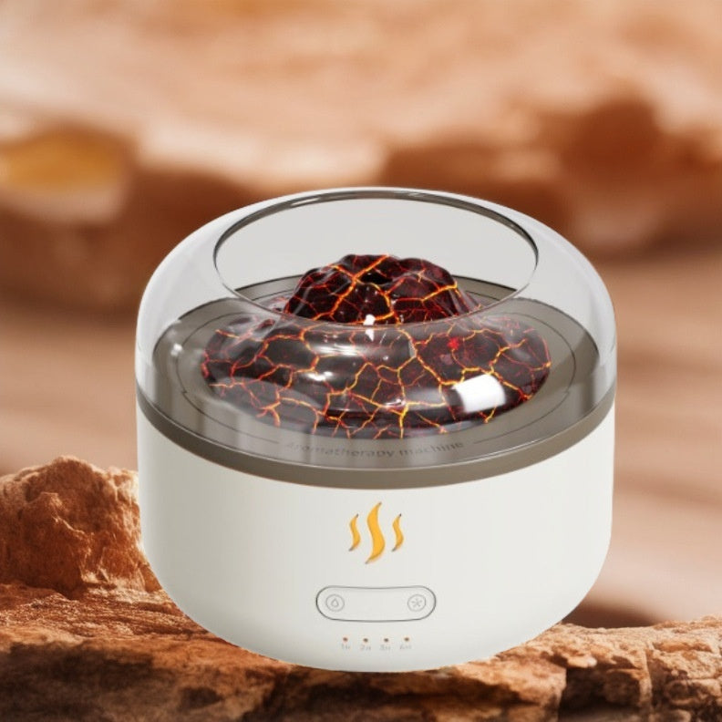FlameGlow Diffuser with simulated flame | USB-powered FlameGlow | Elegant aromatherapy diffuser |FlameGlow Diffuser | Compact and stylish FlameGlow Diffuser 
