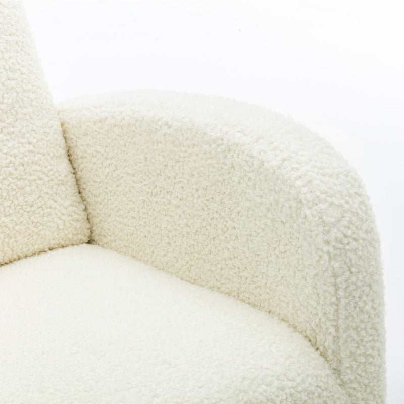 CoolRock modern rocking chair in living room | Comfortable padded rocking chair beside window | Stylish glider chair with wooden base | Cozy rocking chair for reading corner | Minimalist rocker with soft upholstery | CoolRock chair next to floor lamp and side table | Modern rocking chair for nursery or lounge | Ergonomic cushioned rocker in neutral tone | Elegant living room chair with gentle glide | CoolRock lounge chair in cozy interior setup