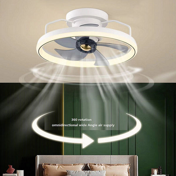 CoolaLamp ceiling fan with built-in LED light | Modern fan lamp for living room ceiling | 2-in-1 ceiling light and fan in bedroom | Minimalist fan lamp with soft white lighting | CoolaLamp mounted in dining room interior | Stylish ceiling fan lamp with adjustable settings | Quiet ceiling fan with integrated light | Space-saving fan and light combo for home | CoolaLamp installed in contemporary living space | Energy-efficient ceiling fan with LED lighting