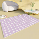 CheckaRug checkerboard rug in living room | Black and white checkered area rug on wooden floor | Modern checkerboard rug placed in bedroom | Soft checkered rug in entryway or hallway | CheckaRug on living room floor with furniture | Plush checkerboard rug for home decor | Non-slip checkerboard rug on tile floor | Stylish checkered rug near a sofa | Minimalist room with CheckaRug under coffee table | Cozy modern rug with bold square pattern