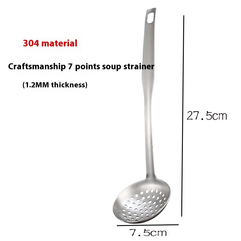 LadleLux stainless steel soup ladle on kitchen counter | Colander-style ladle scooping vegetables from soup | LadleLux utensil straining pasta from boiling water | Shiny stainless steel ladle with ergonomic handle | LadleLux ladle resting on cooking pot edge | Kitchen ladle with built-in strainer holes | Durable stainless steel soup ladle and colander combo | LadleLux being used to serve broth from saucepan | Close-up of slotted ladle straining hot soup | Elegant soup ladle with strainer for multi-purpose u