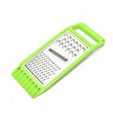 KitchenSwift manual chopper and grater on kitchen counter | Stainless steel blades chopping vegetables in KitchenSwift | KitchenSwift slicing carrots with multi-blade insert | Manual kitchen grater with anti-slip base | Multifunctional chopper dicing onions and garlic | Compact grater and slicer with stainless steel design | KitchenSwift prepping salad ingredients on cutting board | Handheld food chopper with safety handle and blade guard