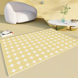 CheckaRug checkerboard rug in living room | Black and white checkered area rug on wooden floor | Modern checkerboard rug placed in bedroom | Soft checkered rug in entryway or hallway | CheckaRug on living room floor with furniture | Plush checkerboard rug for home decor | Non-slip checkerboard rug on tile floor | Stylish checkered rug near a sofa | Minimalist room with CheckaRug under coffee table | Cozy modern rug with bold square pattern