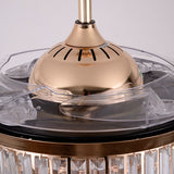 AeroGlow invisible ceiling fan lamp in living room | Retractable blade fan with LED light fixture | Modern ABS ceiling fan lamp with hidden blades | Ceiling fan with invisible blades and ambient lighting | Sleek ceiling fan light combo for dining room | AeroGlow mounted in minimalist home interior | Quiet ceiling fan with LED light and ABS body | Invisible blade ceiling fan in modern decor | Retractable ceiling fan lamp above dining table | Contemporary ceiling fan light with clean design